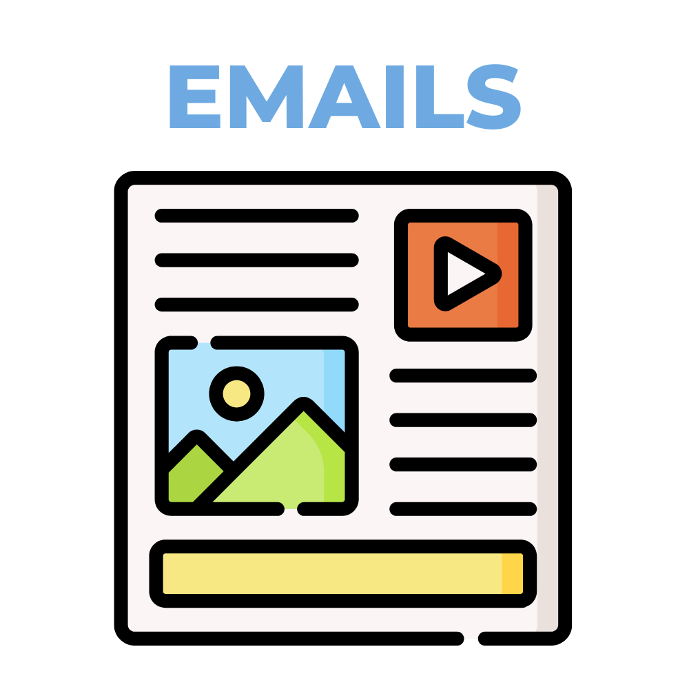 Customize email using WYSIWYG editor